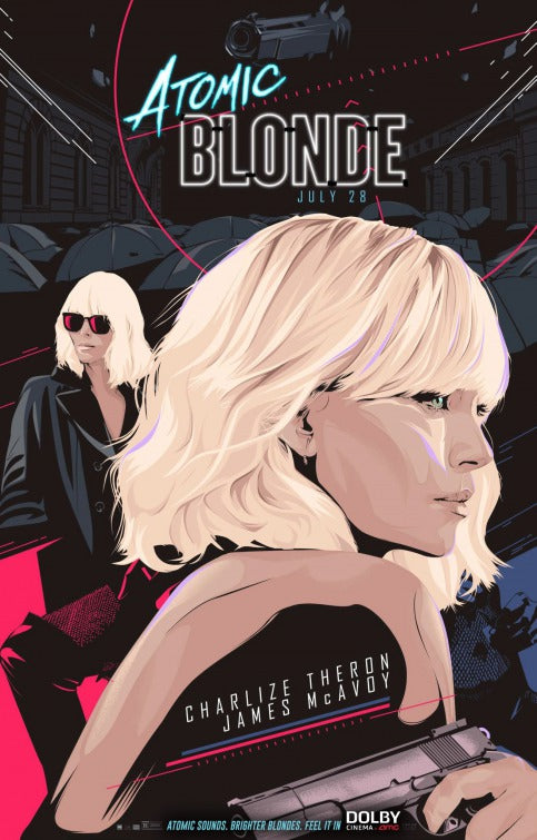 1000 piece jigsaw puzzle for the movie poster: Atomic Blonde (2017) ver6