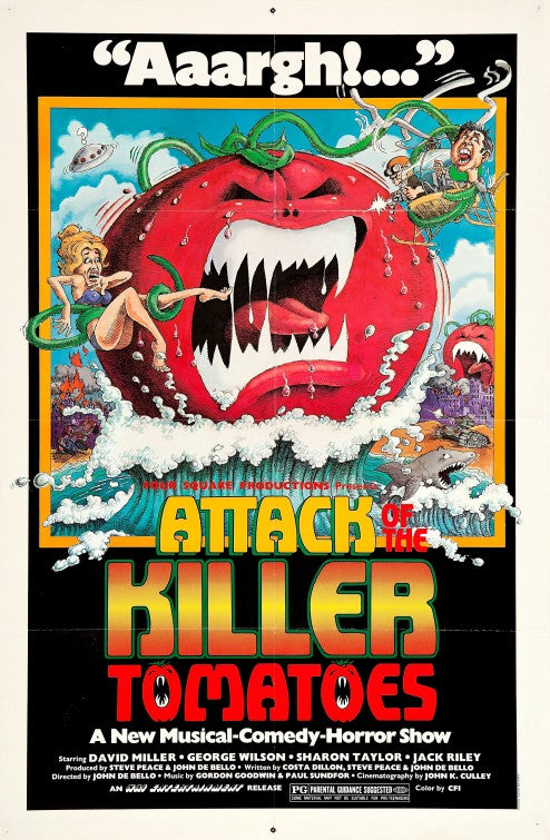 the movie poster: Attack of the Killer Tomatoes! (1978)