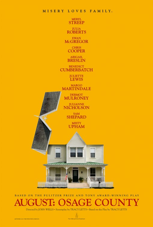 1000 piece jigsaw puzzle for the movie poster: August: Osage County (2013)