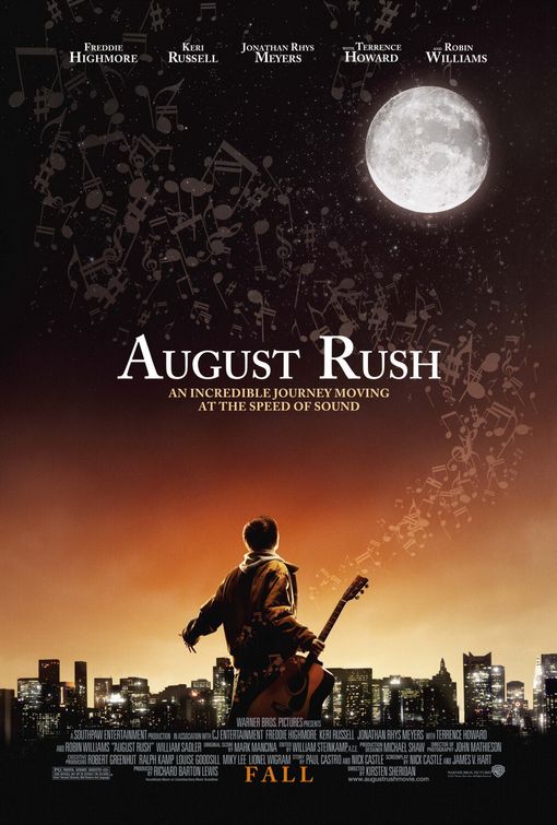 the movie poster: August Rush (2007)