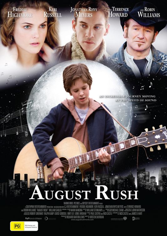 the movie poster: August Rush (2007) ver6