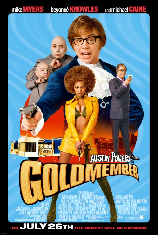 the movie poster: Austin Powers in Goldmember (2002) ver2