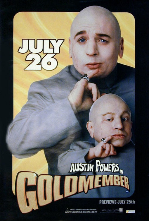 1000 piece jigsaw puzzle for the movie poster: Austin Powers in Goldmember (2002) ver4