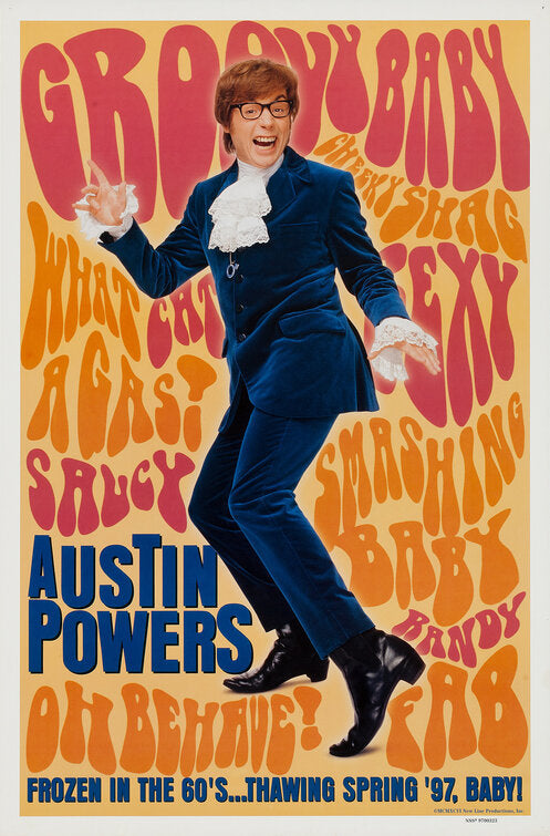 the movie poster: Austin Powers: International Man Of Mystery (1997) ver4