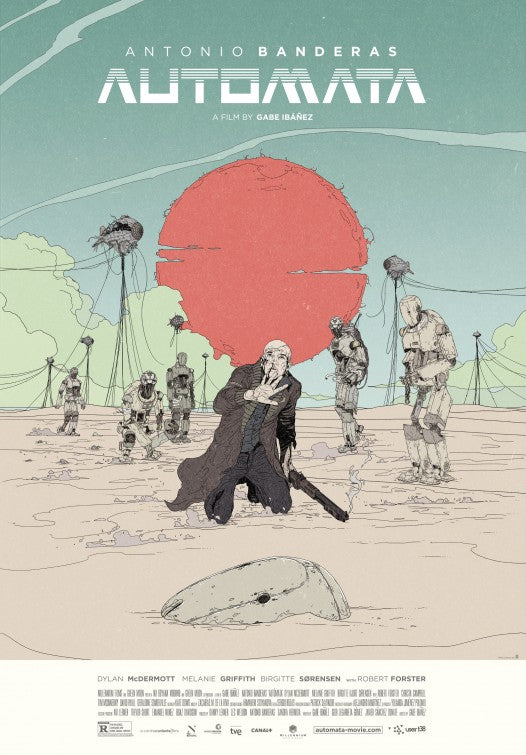 1000 piece jigsaw puzzle for the movie poster: Automata (2014) ver9