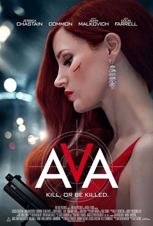 1000 piece jigsaw puzzle for the movie poster: Ava (2020)