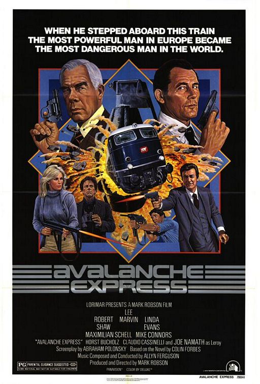 the movie poster: Avalanche Express (1979)