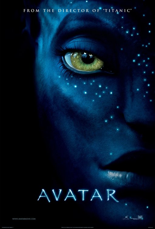 1000 piece jigsaw puzzle for the movie poster: Avatar (2009)