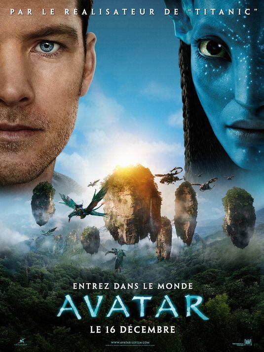 1000 piece jigsaw puzzle for the movie poster: Avatar (2009) ver2