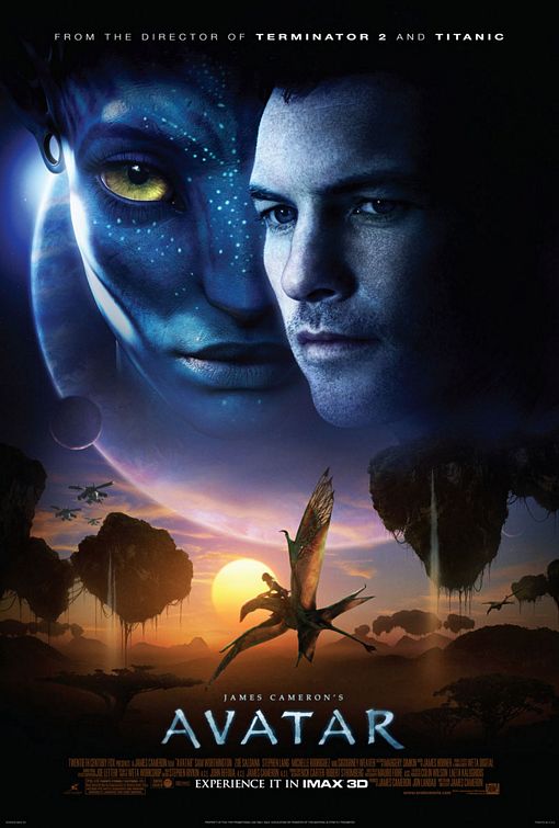1000 piece jigsaw puzzle for the movie poster: Avatar (2009) ver5