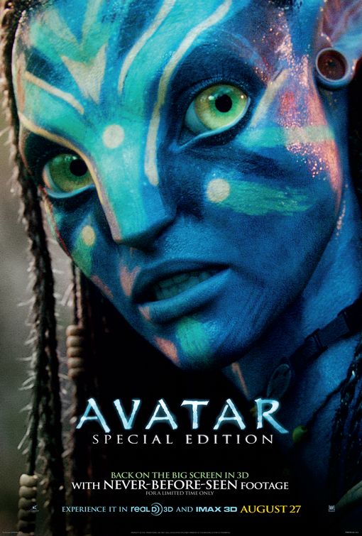 1000 piece jigsaw puzzle for the movie poster: Avatar (2009) ver8