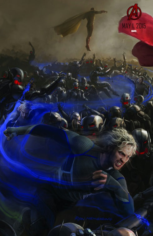 1000 piece jigsaw puzzle for the movie poster: Avengers: Age of Ultron (2015) ver2