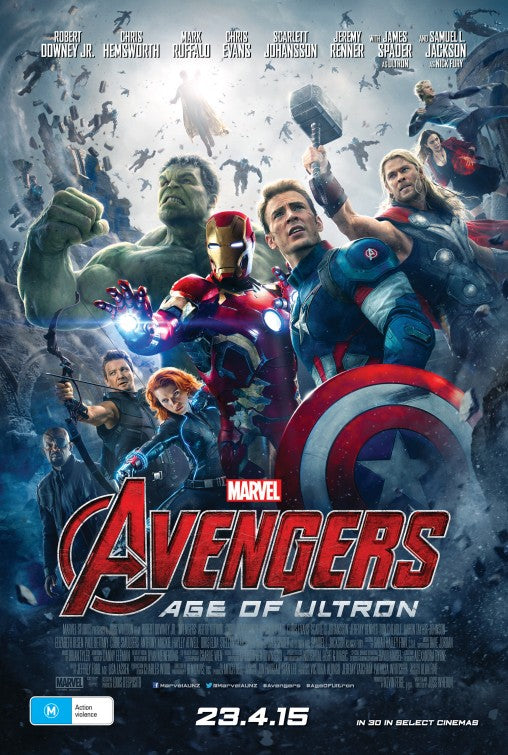 1000 piece jigsaw puzzle for the movie poster: Avengers: Age of Ultron (2015) ver25
