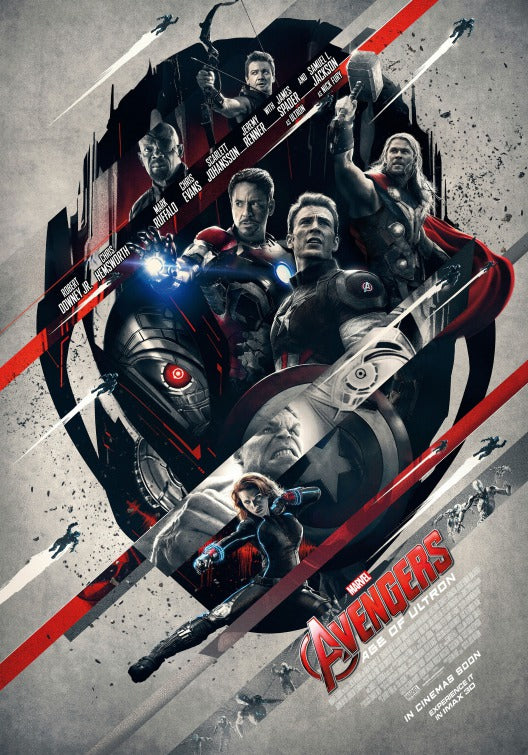 1000 piece jigsaw puzzle for the movie poster: Avengers: Age of Ultron (2015) ver28