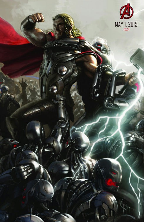 1000 piece jigsaw puzzle for the movie poster: Avengers: Age of Ultron (2015) ver3