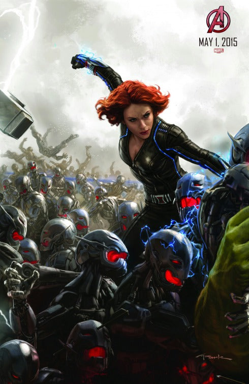 1000 piece jigsaw puzzle for the movie poster: Avengers: Age of Ultron (2015) ver4