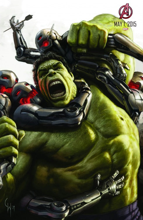 1000 piece jigsaw puzzle for the movie poster: Avengers: Age of Ultron (2015) ver5