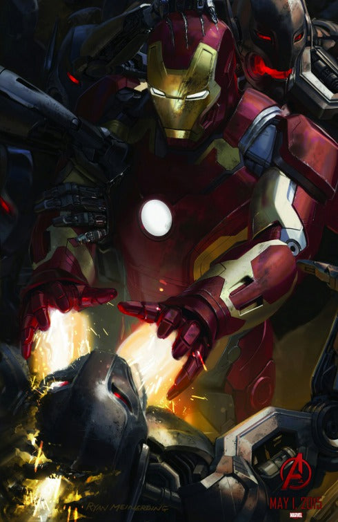 1000 piece jigsaw puzzle for the movie poster: Avengers: Age of Ultron (2015) ver6