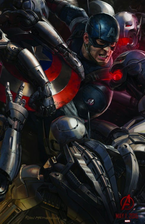 1000 piece jigsaw puzzle for the movie poster: Avengers: Age of Ultron (2015) ver7