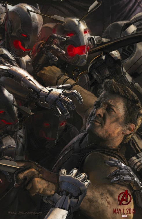 1000 piece jigsaw puzzle for the movie poster: Avengers: Age of Ultron (2015) ver9