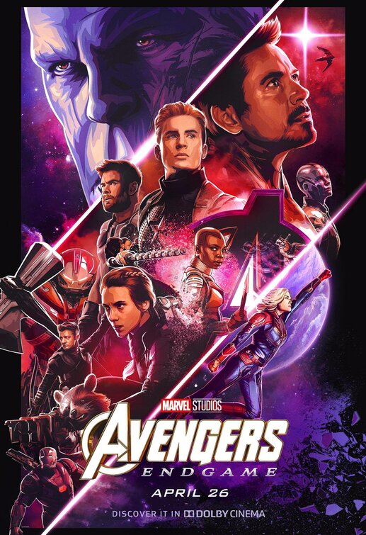 1000 piece jigsaw puzzle for the movie poster: Avengers: Endgame (2019) ver45