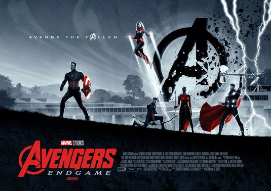 1000 piece jigsaw puzzle for the movie poster: Avengers: Endgame (2019) ver58