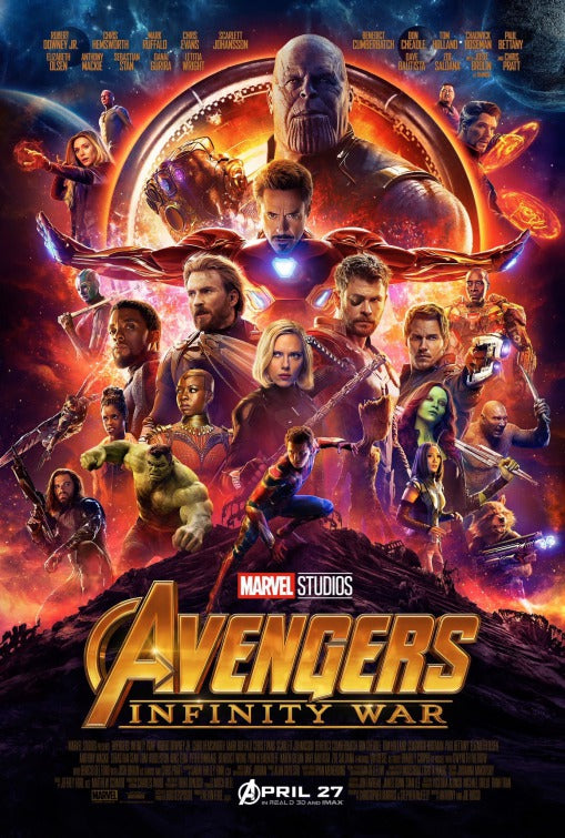 1000 piece jigsaw puzzle for the movie poster: Avengers: Infinity War (2018) ver2