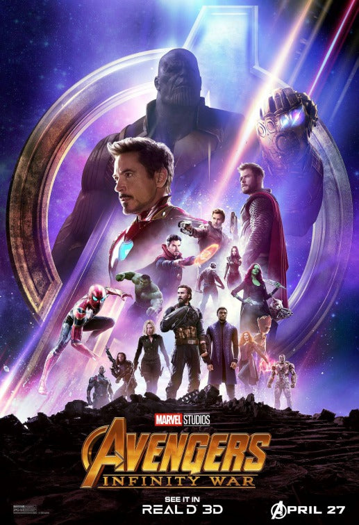 1000 piece jigsaw puzzle for the movie poster: Avengers: Infinity War (2018) ver35