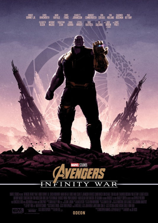 1000 piece jigsaw puzzle for the movie poster: Avengers: Infinity War (2018) ver38