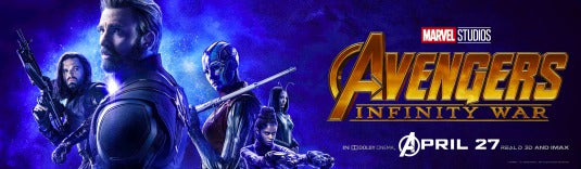 1000 piece jigsaw puzzle for the movie poster: Avengers: Infinity War (2018) ver42