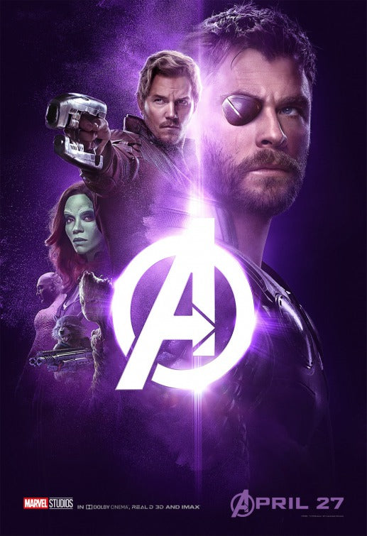 1000 piece jigsaw puzzle for the movie poster: Avengers: Infinity War (2018) ver7