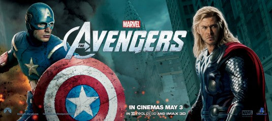 1000 piece jigsaw puzzle for the movie poster: The Avengers (2012) ver22