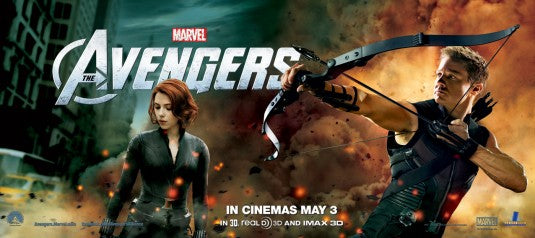 1000 piece jigsaw puzzle for the movie poster: The Avengers (2012) ver23