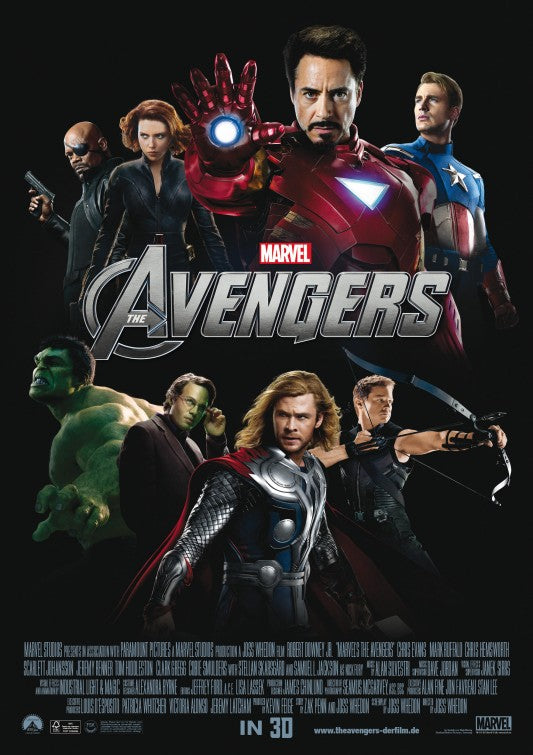 1000 piece jigsaw puzzle for the movie poster: The Avengers (2012) ver26