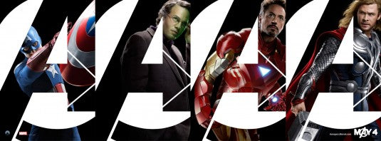1000 piece jigsaw puzzle for the movie poster: The Avengers (2012) ver2