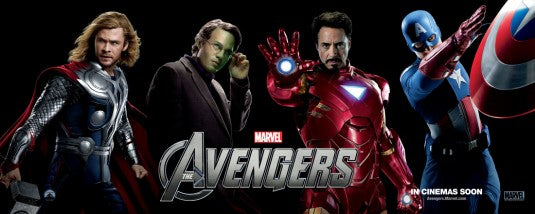 1000 piece jigsaw puzzle for the movie poster: The Avengers (2012) ver4