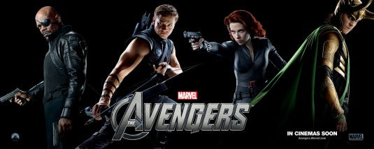 1000 piece jigsaw puzzle for the movie poster: The Avengers (2012) ver5