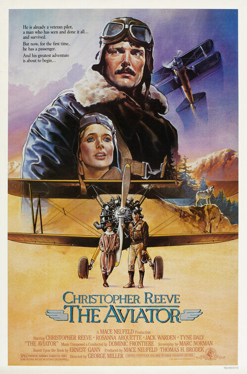 the movie poster: The Aviator (1985)