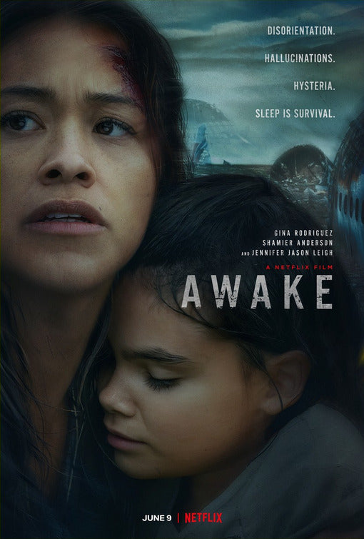 1000 piece jigsaw puzzle for the movie poster: Awake (2021)