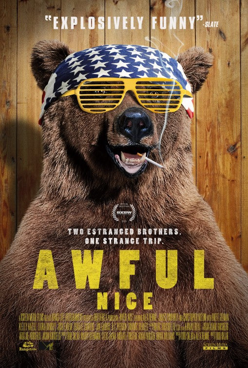 1000 piece jigsaw puzzle for the movie poster: Awful Nice (2014)