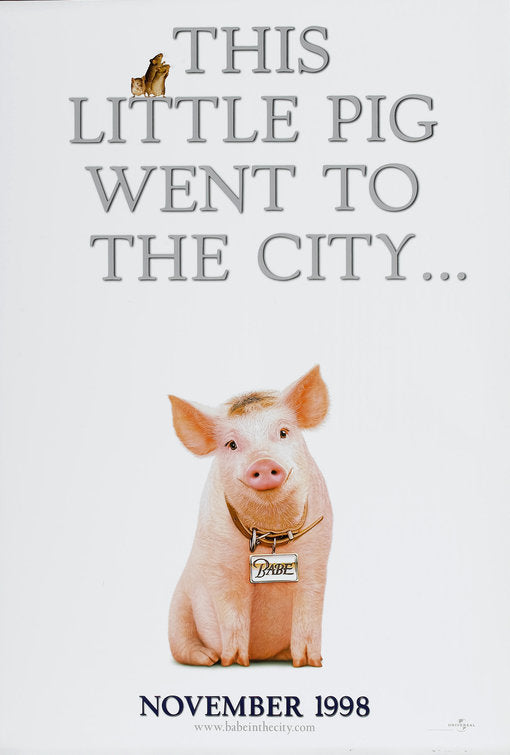 the movie poster: Babe: Pig in the City (1998)