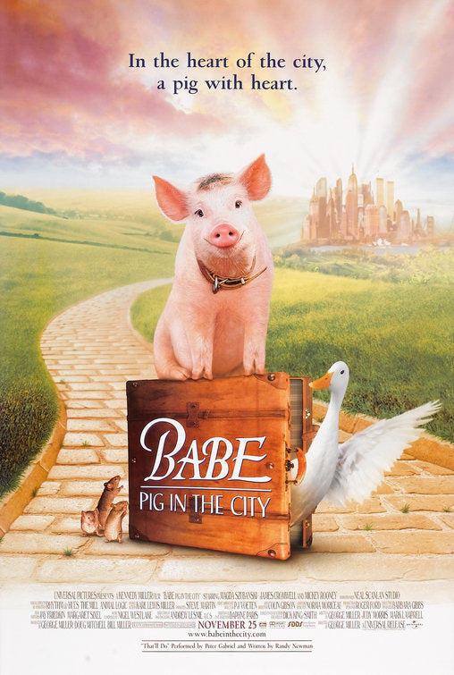 the movie poster: Babe: Pig in the City (1998) ver2