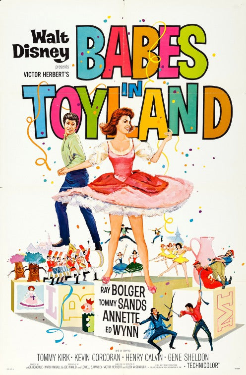 1000 piece jigsaw puzzle for the movie poster: Babes in Toyland (1961)