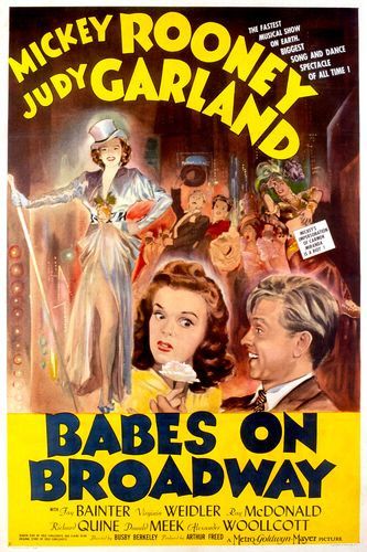 the movie poster: Babes on Broadway (1941)