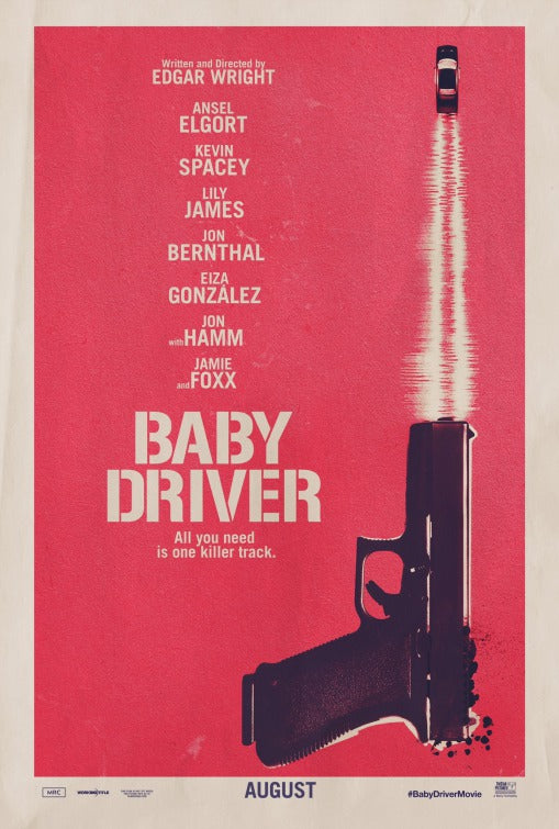 1000 piece jigsaw puzzle for the movie poster: Baby Driver (2017)