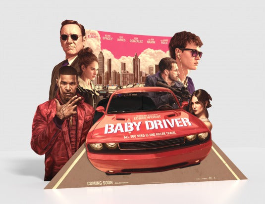 1000 piece jigsaw puzzle for the movie poster: Baby Driver (2017) ver16