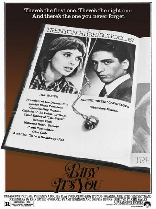the movie poster: Baby It's You (1983)