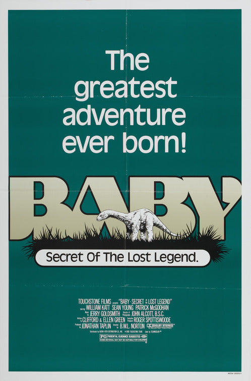 the movie poster: Baby... Secret of the Lost Legend (1985)