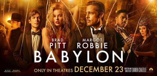 1000 piece jigsaw puzzle for the movie poster: Babylon (2022) ver10