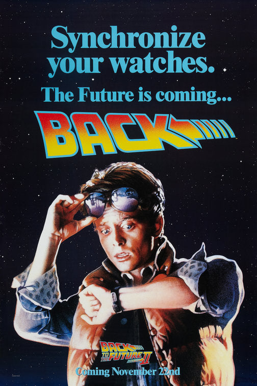the movie poster: Back to the Future Part II (1989) ver1